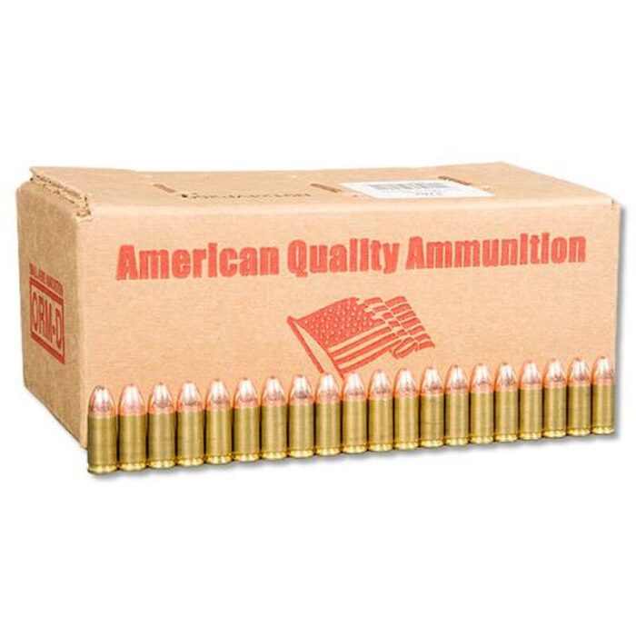 American Quality 9mm Luger Ammunition 500 Bulk Rounds FMJ 115 Grain Winchester Brass