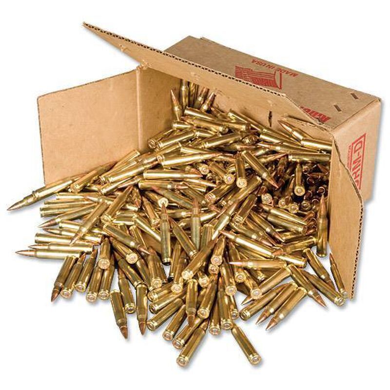 American Quality .223 Remington Ammunition 250 Rounds FMJ 55 Grains F N22355VP250