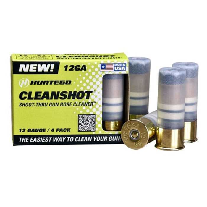 Huntego Cleanshot 12 Gauge Gun Bore Cleaner 4 Pack