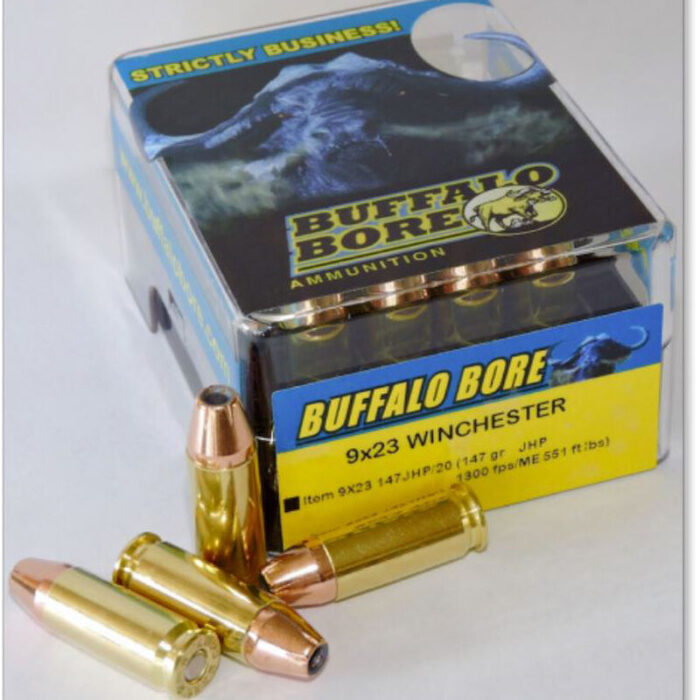 Buffalo Bore 9x23 Winchester Ammunition 20 Rounds JHP 147 Grains 9x23 147JHP/20