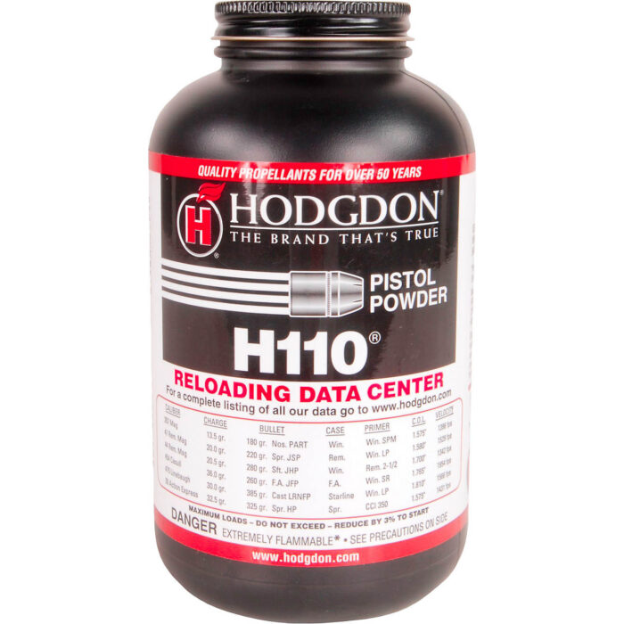 Hodgdon H110 1 lb Spherical Pistol/Shotgun Powder
