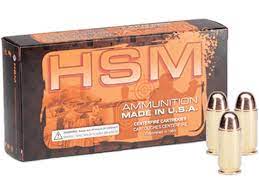 HSM Remanufactured Ammunition 9mm Luger 115 Grain Full Metal Jacket