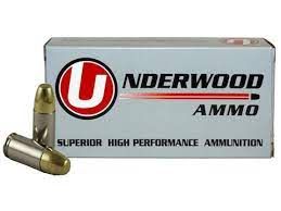 Underwood Ammunition 9mm Luger +P+ 147 Grain Full Metal Jacket Box of 50