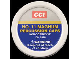 CCI Percussion Caps #11 Box of 1000 (10 Cans of 100)