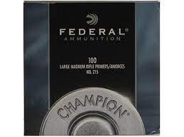 Federal Large Rifle Magnum Primers #215 Box of 1000 (10 Trays of 100)
