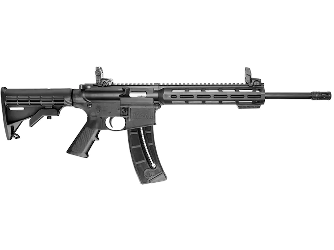 Smith & Wesson M&P 15-22 Sport Semi-Automatic Rimfire Rifle with Magpul MBUS Sights