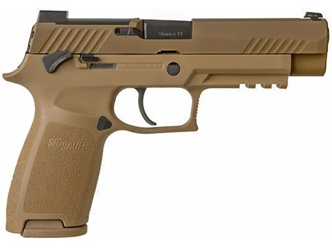 Sig Sauer P320-M17 Pistol 9mm Luger 4.7" Barrel 21 Round Polymer Coyote with Thumb Safety