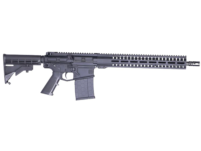 Andro Corp Industries ACI-10 Semi-Automatic Centerfire Rifle 308 Winchester 16" Barrel Melonite Black and Black Adjustable