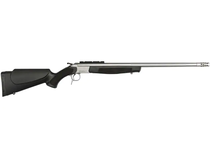 CVA Scout V2 Single Shot Centerfire Rifle 444 Marlin 25" Fluted Barrel Stainless and Black Ambidextrous
