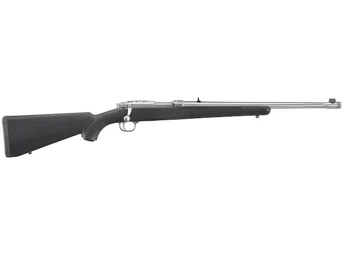 Ruger M77/357 Bolt Action Centerfire Rifle 357 Magnum 18.5" Barrel Stainless Steel and Black