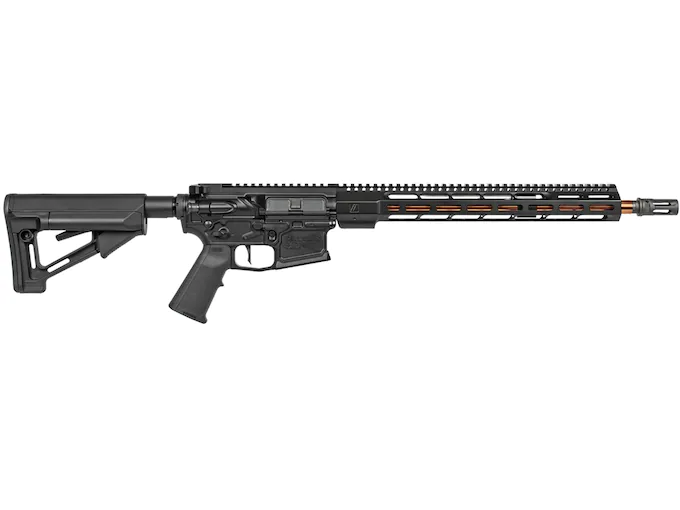 ZEV Technologies AR15 Billet Semi-Automatic Centerfire Rifle 5.56x45mm NATO 16" Fluted Barrel Bronze PVD and Black Collapsible