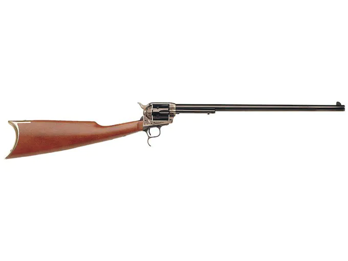 Cimarron Firearms Revolving Carbine Revolver Centerfire Rifle 44-40 WCF 18" Barrel Blued and Walnut Straight Grip