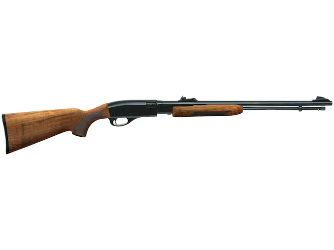 Remington 572 BDL Deluxe Pump Rimfire Rifle 22 Long Rifle 21" Barrel Blued and Walnut