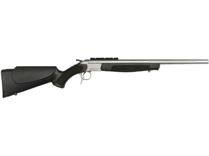 CVA Scout V2 Single Shot Centerfire Rifle 44 Remington Magnum 22" Fluted Barrel Stainless and Black Ambidextrous