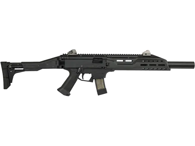 CZ-USA Scorpion EVO 3 S1 Semi-Automatic Centerfire Rifle 9mm Luger 16.2" Barrel Inert Suppressor Black and Black Folding