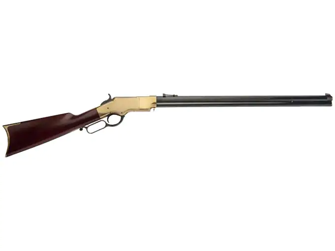 Cimarron Firearms 1860 Henry Civilian Lever Action Centerfire Rifle 45 Colt (Long Colt) 24" Barrel Blued and Walnut Straight Grip