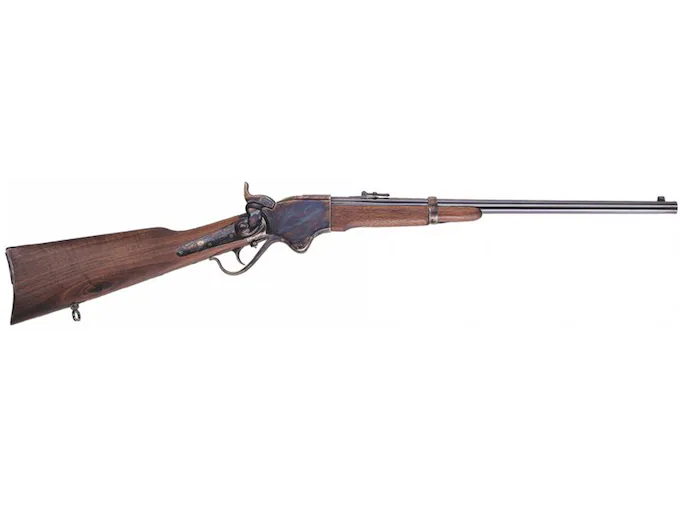 Cimarron Firearms Spencer Carbine Lever Action Centerfire Rifle 45 Colt (Long Colt) 20" Barrel Blued and Walnut Straight Grip