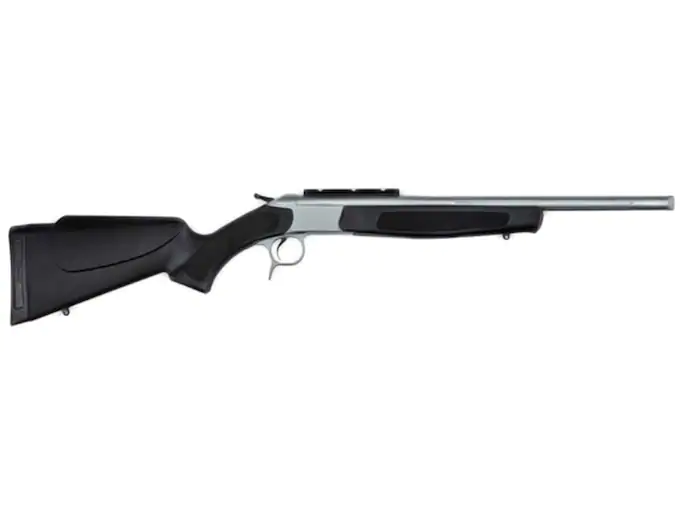 CVA Scout TB Compact Single Shot Centerfire Rifle 300 AAC Blackout (7.62x35mm) 16.5" Barrel Stainless and Black Ambidextrous