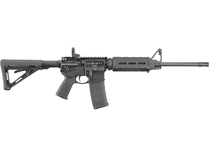 Ruger AR556 Semi-Automatic Centerfire Rifle 5.56x45mm NATO 16.1" Barrel Magpul Handguard Black and Black Collapsible