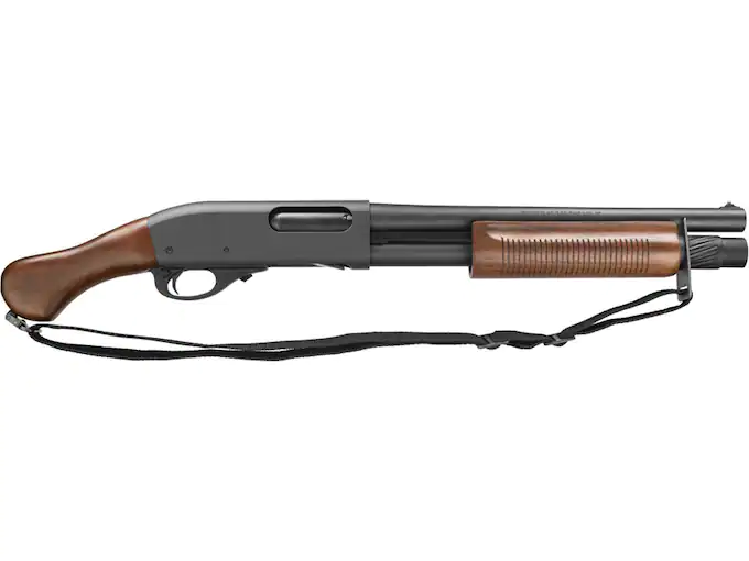 Remington 870 TAC-14 12 Gauge Pump Action Shotgun 14" Barrel Black and Hardwood Pistol Grip