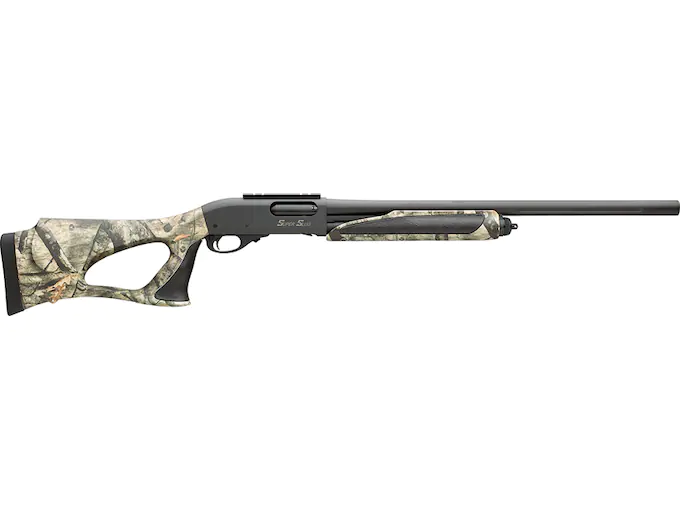Remington 870 SPS Deer 12 Gauge Pump Action Shotgun 25.5" Barrel Black and Mossy Oak Treestand Pistol Grip